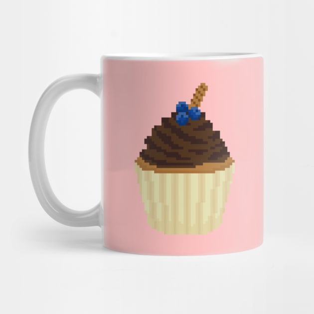 Chocolate cupcake pixel art by toffany's